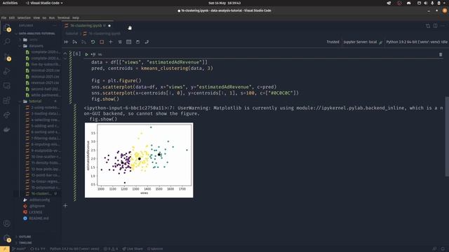K-Means clustering - Data analysis and visualisation in Python - Part 16 смотреть онлайн