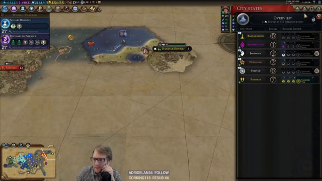 Let's Play Civilization 6: Rise and Fall - Deity - Gilgamesh part 6 смотреть онлайн