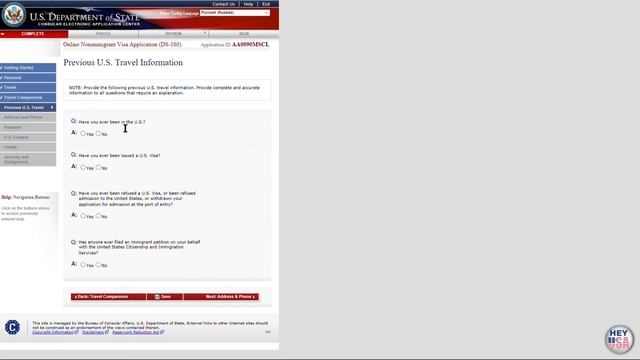 ВИЗА В США 2019. КАК ЗАПОЛНЯТЬ АНКЕТУ DS-160 НА РЕБЕНКА. смотреть онлайн