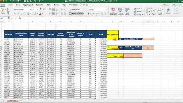 Week 1 Final Assignment | Excel Skills for Business: Intermediate II | Macquarie University смотреть онлайн