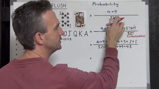 5-card Poker STRAIGHT FLUSH Probability and Odds смотреть онлайн