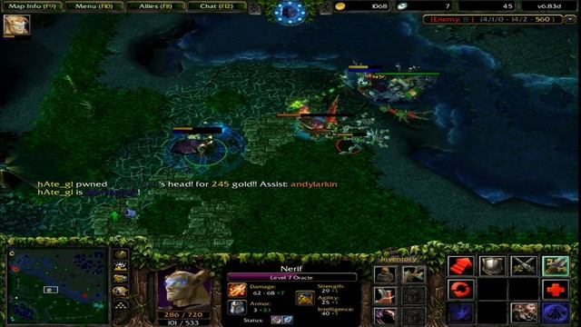#wodota warcraft 3 Dota1 Oracle gameplay смотреть онлайн