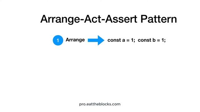 Arrange Act Assert Pattern | Smart contract testing course смотреть онлайн