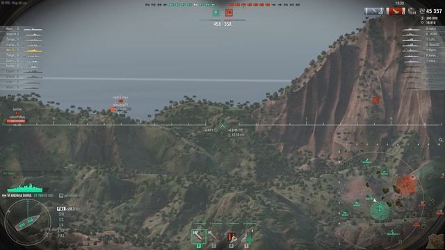 World of Warships -- Tier-VI-Battleship "Andrea Doria", with 2x3 and 2x2 320mm Guns SAP and AP смотреть онлайн