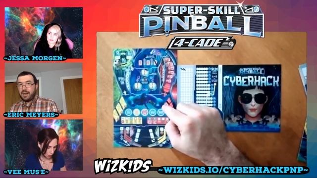 Super-Skill Pinball: 4-Cade-- Unboxing and Playthrough with the WizKids Team! смотреть онлайн