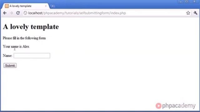 075 Self Submitting Forms | PHP Programming смотреть онлайн