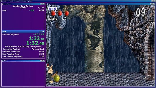 Akimbo: Kung-Fu Hero any% in 2:32.830 смотреть онлайн