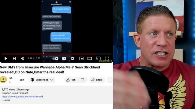 Sean Strickland's FULL LEAKED DM's EXPOSED! Jake Paul: "YOU'RE SCARED to FIGHT w/out DADDY!" смотреть онлайн
