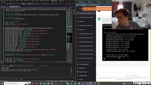Learning Python With Chat GPT [LIVE] смотреть онлайн