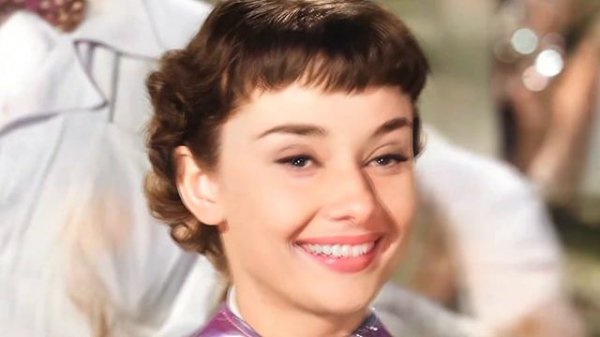 Одри Хепберн в фильме - Римские Каникулы (1953) Реставрация 4К