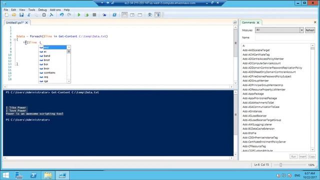 Powershell To Replace A Specific String From A Text File смотреть онлайн