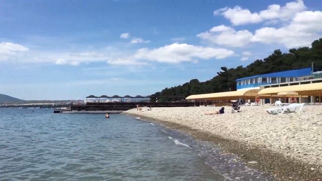 Пляж Красная Талка в Геленджике. Вход по пропускам!