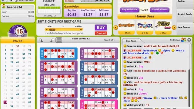 WOW Bingo - online bingo 75, 80 and 90 games смотреть онлайн