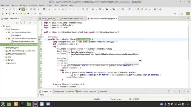 JAX-WS - Aula 1: Implementado o primeiro serviço baseado em SOAP. смотреть онлайн