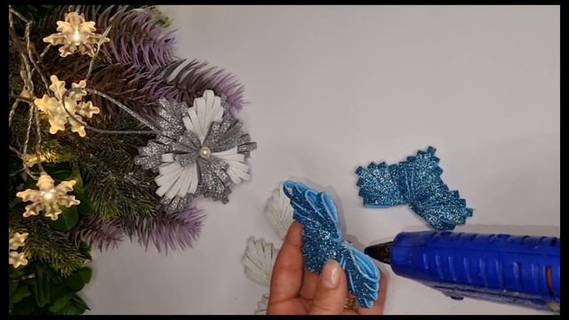 ❄️Fiocchi di Neve in Gomma Eva GLITER /Decorazioni Natalizie fai da te facile e veloce ❄️ ? смотреть онлайн