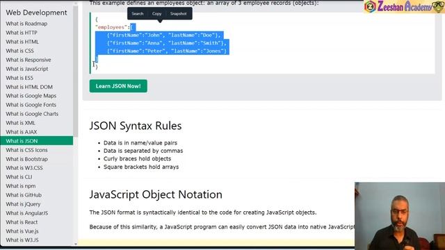 JSON in 5 Minutes | What is AJAX with W3Schools | JavaScript AJAX Tutorial for beginners in Urdu смотреть онлайн