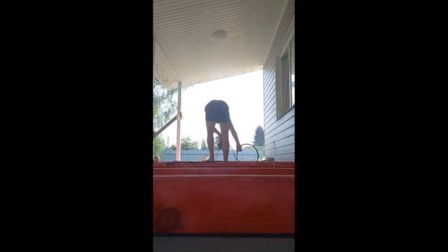 Терраса из палубной доски.