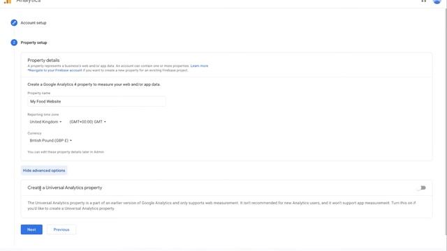 Setting up a UA account in Google Analytics 4 смотреть онлайн