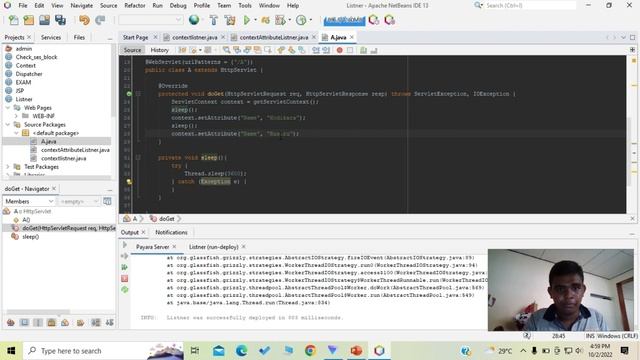 Web listeners (HF2J 04/EX/01 VIDEO 6) смотреть онлайн