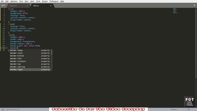 Pure CSS Logo Loader Animation Effect 2 - FOT смотреть онлайн