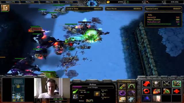 Warcraft 3 739 (X Hero Siege 4,56) смотреть онлайн