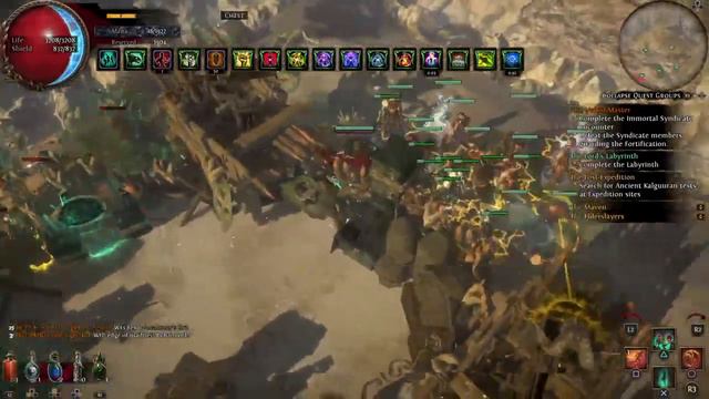 Continuation of the POE Grinding in expedition new league starter Build Continuing the Grind. смотреть онлайн