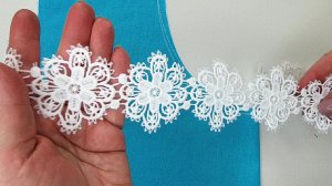 Тонкости обработки горловины кружевом: несложно, но есть нюанс
