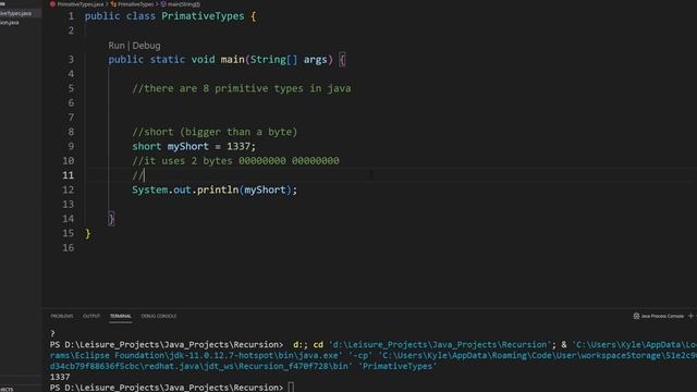 ASMR explaining Java primitive types смотреть онлайн