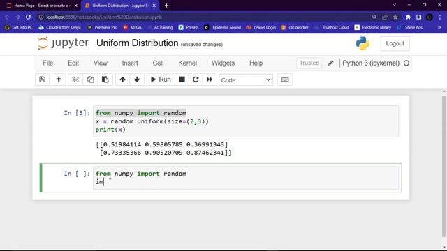 NumPy RANDOM | LESSON 8 | UNIFORM DISTRIBUTION смотреть онлайн