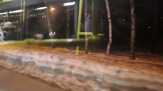 Поездка на троллейбусе ВМЗ-5298.01 «Авангард» № 2114 по маршруту №8 в Казани. 10.03.2022 смотреть онлайн