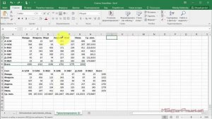 Транспонирование диапазона в Excel