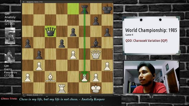 Maneuvering comeback | Game-4: World Chess Championship 1985 | Karpov vs Kasparov смотреть онлайн