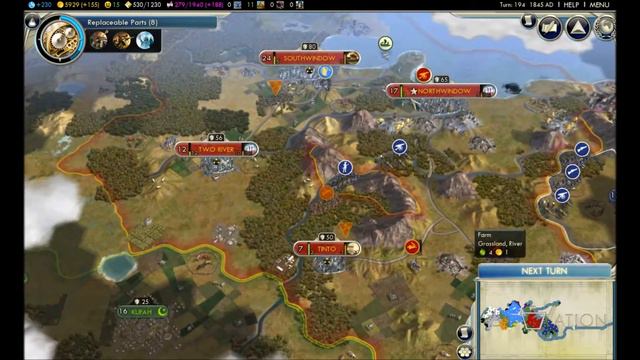 Sid Meyer's Civilization V, Riou of the Dunan Alliance (Suikoden 2 mod) смотреть онлайн