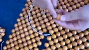 Китайский бизнес.Автомобильные чехлы из деревянных шариков