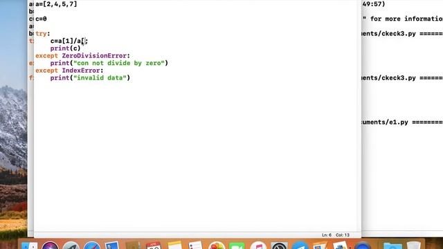 Class 12 python programming Exception Chapter 3 class 21 смотреть онлайн