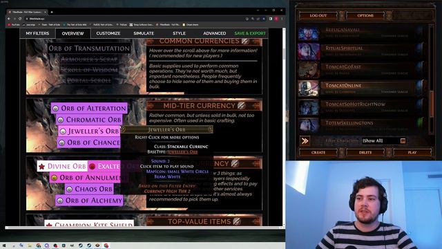 Loot Filter Guide for Path of Exile (FilterBlade website) How to download and install in 1 minute смотреть онлайн