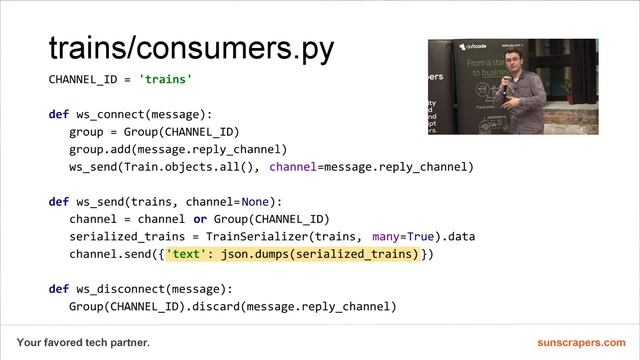 PyWaw #62 - Praktyczne wprowadzenie do WebSockets za pomocą Django-Channels смотреть онлайн