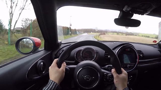 MINI Clubman John Cooper Works 306 HP POV Test Drive + Acceleration 0 - 240 Km/h