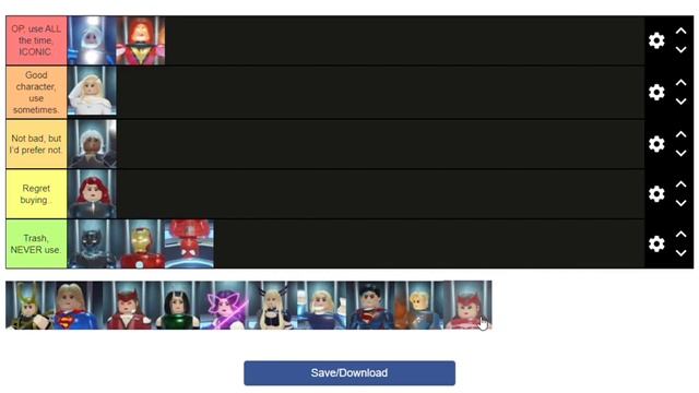 Ranking HEROES CHARACTERS || ROBLOX ?♀️? смотреть онлайн
