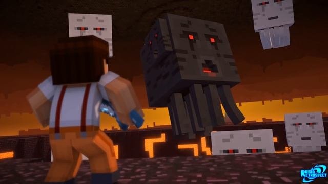 Minecraft Story Mode Season 2 Episode 3 Super Ghast Boss Fight смотреть онлайн