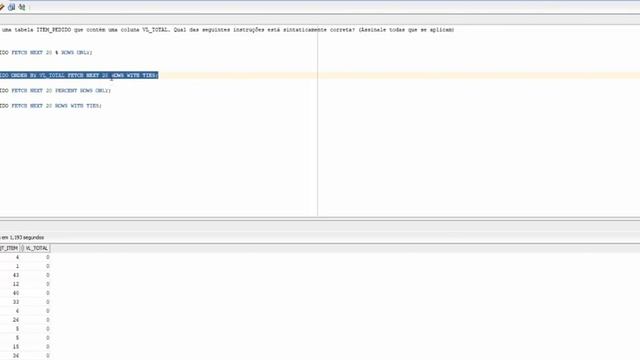 Oracle 1Z0-071: Sintaxe da Instrução SELECT + FETCH (39ª questão preparatória) смотреть онлайн
