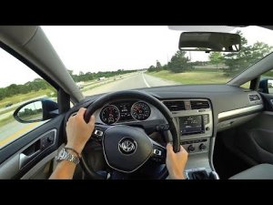 2017 VW Golf SportWagen 1.8T S 4MOTION - тест-драйв от первого лица