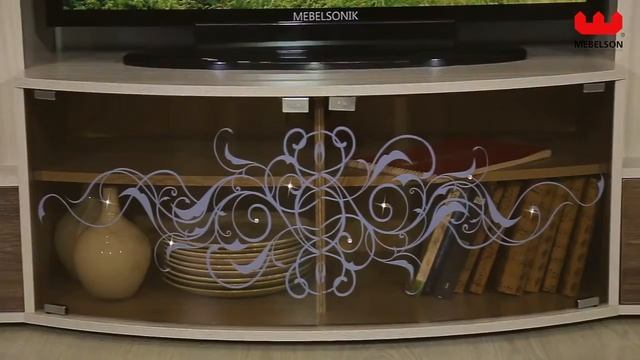 Мини-стенка в гостиную "Флора". смотреть онлайн