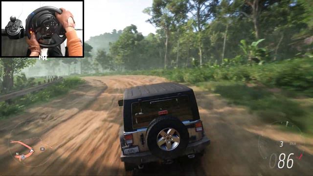 600HP Supercharged Jeep Wrangler | Forza Horizon 5 | Steering Wheel Gameplay смотреть онлайн