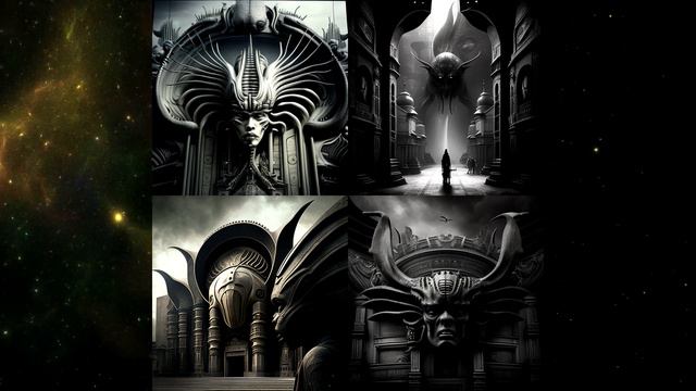 H.R.Giger World part 4 generated by Midjourney (music by Sergey Zaslavets) смотреть онлайн