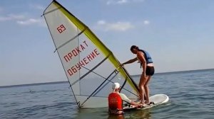 Виндсерфинг, первые шаги
