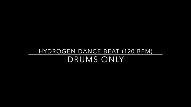 120 bpm Hydrogen Dance BackingTrack drums only смотреть онлайн