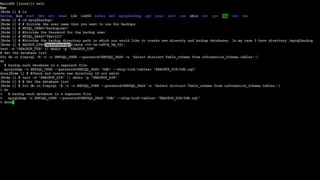 Backup all Databases in newly created timestamp directory by using mysqldump for MairaDB or MySQL смотреть онлайн