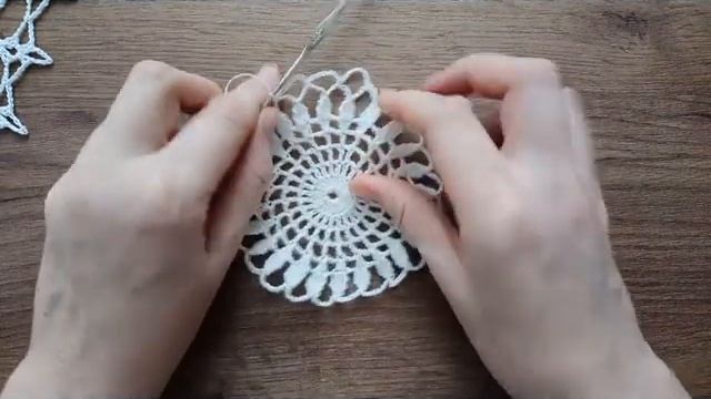 Красавица салфетка. МК часть 1. Openwork Crochet Napkin.