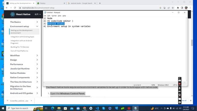 Android Studio Installation for React Native Setup | Part 2 смотреть онлайн